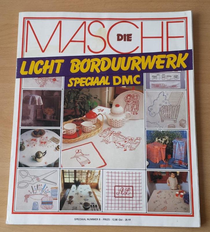 Die Masche - Licht Borduurwerk DMC - nr.8, Hobby en Vrije tijd, Borduren en Borduurmachines, Gebruikt, Patroon, Handborduren, Ophalen of Verzenden