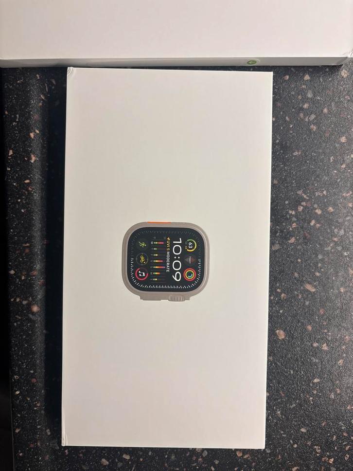 APPLE Watch Ultra 2 GPS  49mm Titanium, Sieraden, Tassen en Uiterlijk, Smartwatches, Nieuw, iOS, Zilver, Afstand, Waterdicht, Ophalen of Verzenden