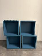 Eket kubus kast met ophang rails (4 stuks), Huis en Inrichting, Kasten | Wandmeubels, Ophalen, Zo goed als nieuw, Minder dan 150 cm