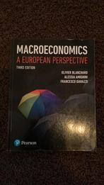 Macroeconomics a european perspective, Ophalen of Verzenden, Zo goed als nieuw