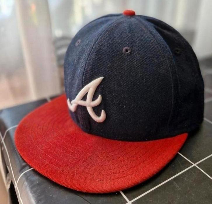 Pet Atlanta Braves, Kleding | Heren, Hoeden en Petten, Zo goed als nieuw, Ophalen of Verzenden