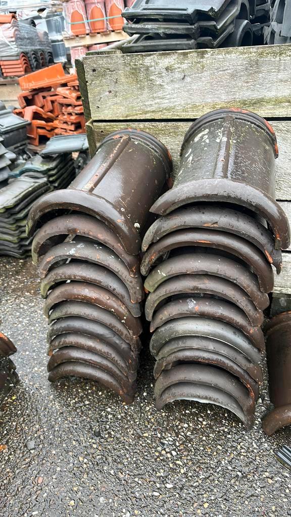 nokvorsten / diverse soorten, kleuren en maten bruin/ rood, Doe-het-zelf en Verbouw, Dakpannen en Dakbedekking, Rood, Ophalen of Verzenden