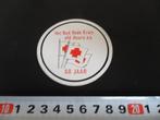 sticker 60 jaar ned rode kruis afd hoorn eo, Verzamelen, Stickers, Ophalen, Zo goed als nieuw, Bedrijf of Vereniging