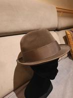 Vintage hoed bruin, Kleding | Heren, Hoeden en Petten, Ophalen of Verzenden, Gedragen