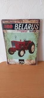 Blikken Bord Belarus Tractor 20x30 cm, Ophalen of Verzenden, Nieuw