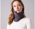 Travel Pillow - Nekkussen vliegtuig trein reizen + Oogmasker, Zwart, Nieuw, Ophalen of Verzenden, A