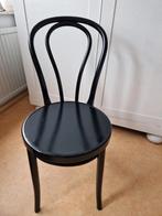 Te koop 2 zwarte Ikea stoelen., Ophalen, Kunststof, Gebruikt, Twee