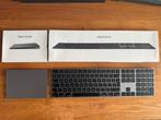 Apple Magic Keyboard & Trackpad Space Gray / Grijs lightning, Computers en Software, Toetsenborden, Ophalen of Verzenden, Zo goed als nieuw