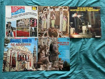 5 LP's Draaiorgel (ook per stuk te koop) beschikbaar voor biedingen