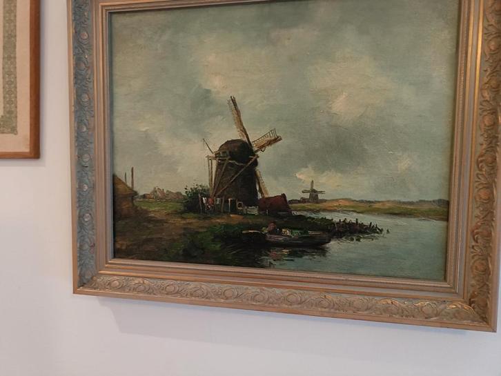 Schilderij, Antiek en Kunst, Kunst | Schilderijen | Klassiek, Ophalen