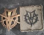 2x MLV waarvan een met cijfer 8, Verzamelen, Verzenden, Landmacht, Nederland, Embleem of Badge