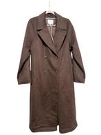 Donkerbruine lange jas met wol NA-KD nieuw, Kleding | Dames, NA-KD, Bruin, Nieuw, Ophalen of Verzenden