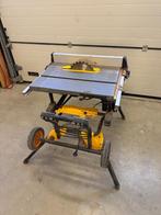 DeWALT DWE7491 set zaagtafel + rijdbaar onderstel, Doe-het-zelf en Verbouw, Gereedschap | Zaagmachines, Ophalen, Gebruikt, Cirkelzaag