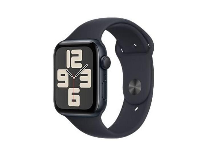 APPLE Watch SE GPS 44 mm Middernacht Aluminium Case, Sieraden, Tassen en Uiterlijk, Smartwatches, Zo goed als nieuw, iOS, Zwart