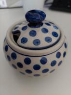 Bunzlau Suikerpotje met Deksel - Pools aardewerk, Antiek en Kunst, Ophalen