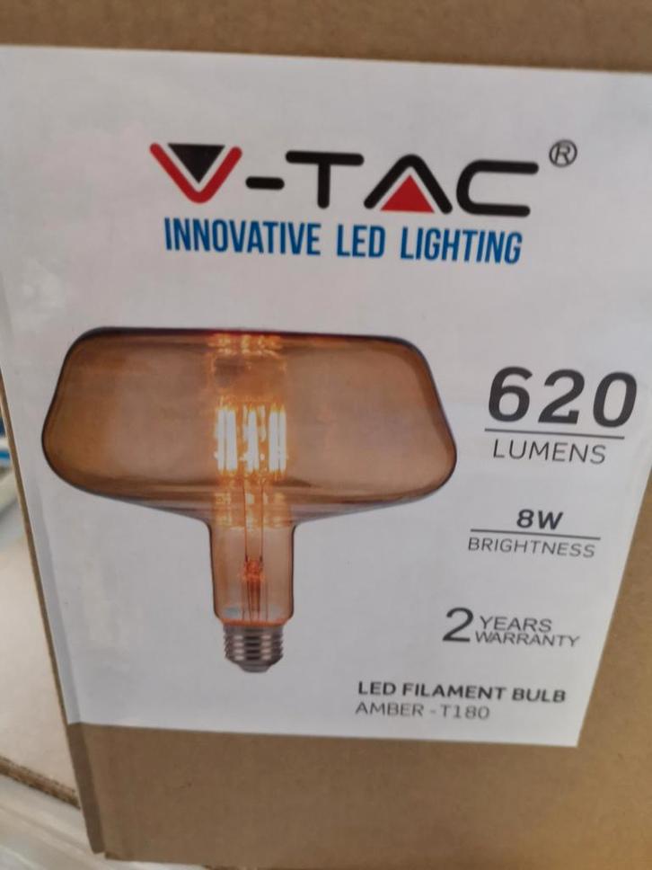 Amber LED Filament Lamp - Sfeervolle Verlichting, Huis en Inrichting, Lampen | Losse lampen, Nieuw, Led-lamp, Minder dan 30 watt