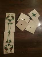 Mooie set tegels Art Nouveau Deco bloemen, Nieuw, Minder dan 20 cm, Minder dan 5 m², Wandtegels