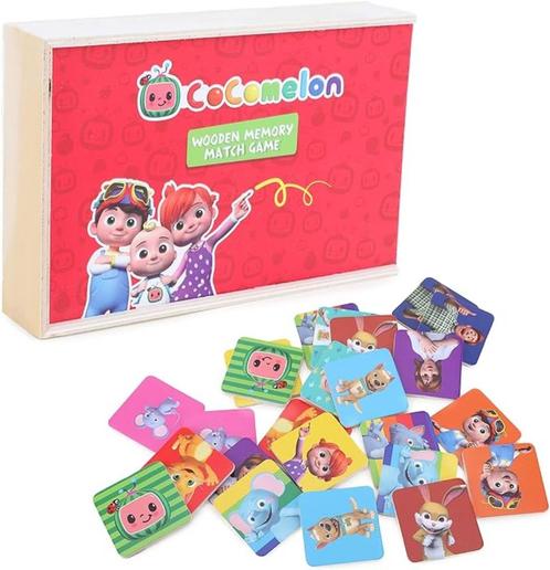 CoComelon Houten Memory Spel, Kinderen en Baby's, Speelgoed | Houten speelgoed, Nieuw, Overige typen, Ophalen of Verzenden