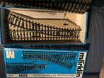 Marklin m rails handmatige wissels 4 stuks in 2 dozen, Wisselstroom, Gebruikt, Rails, Ophalen of Verzenden