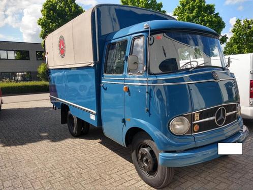 Mercedes L319 vrachtwagen te koop, Auto's, Vrachtwagens, Bedrijf, Mercedes-Benz, Diesel, Handgeschakeld, Blauw, Grijs, Ophalen