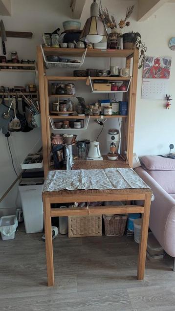 IKEA IVAR folding table & shelf, pine 80x30 cm beschikbaar voor biedingen