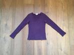 ZGAN Jackpot paars V-hals truitje; katoen gebreid mt 164/170, Kinderen en Baby's, Kinderkleding | Maat 164, Meisje, Trui of Vest