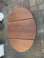 Houten Hang Oor Tafeltje, Minder dan 55 cm, Gebruikt, Rond, Landelijk