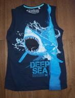 Donkerblauw Singlet met Haai (158-164), Gebruikt, C&A, Ophalen of Verzenden, Shirt of Longsleeve