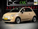 Fiat 500 Cabrio Beige/Cappuccino/Airco/PDC/NAP/NL auto, Auto's, Fiat, Euro 5, Stof, Gebruikt, 880 kg