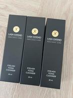 Lash Extend eyelash foam cleanser 3 stuks van 30ml, Ophalen of Verzenden, Zo goed als nieuw, Gehele gezicht