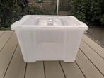 Opbergbox met deksel 30L, Iris Ohyama, Doe-het-zelf en Verbouw, Kratten en Dozen, Ophalen, Minder dan 35 cm, Minder dan 50 cm