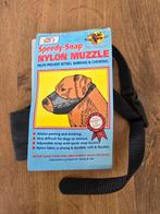 Speedy-Snap Nylon Muzzle Muilkorf hond, Ophalen of Verzenden, Nieuw