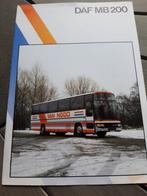 folder DAF bus MB 200 Nederlands ( van Nood ) ca. 1982, Ophalen of Verzenden, Zo goed als nieuw, Overige merken, DAF Bus