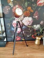 Industriële vloerlamp zwart, Huis en Inrichting, Lampen | Vloerlampen, Ophalen, Gebruikt, Industrieel, 150 tot 200 cm