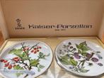 Kaiser porselein 4 coasters/bordje in doos, Antiek en Kunst, Ophalen of Verzenden