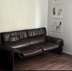 De Sede 2-persoonsbank, bruin leer, Huis en Inrichting, Banken | Bankstellen, Ophalen, Gebruikt, Tweepersoons, 75 tot 100 cm