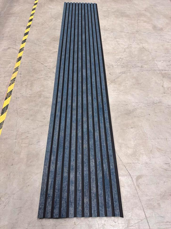 3 Akoestische Wandpanelen Velours Blauw, Huis en Inrichting, Woonaccessoires | Wanddecoraties, Nieuw, Ophalen