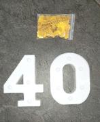 Verlichte cijfers 40 verjaardag confetti accessoires, Versiering, Ophalen of Verzenden, Zo goed als nieuw, Verjaardag