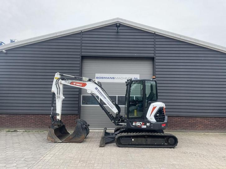 Bobcat E50 z minigraver BJ 2023 sloop / sorteer AIRCO, Zakelijke goederen, Machines en Bouw | Kranen en Graafmachines, Graafmachine