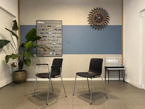 Vitra | Morrison | HAL RE Tube | Zwart | 5x, Huis en Inrichting, Stoelen, Gebruikt, Vijf, Zes of meer stoelen, Kunststof, Metaal
