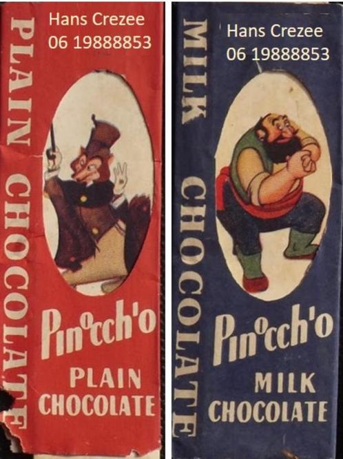 zoek pinocchio milk plain chocolate chocolade wikkel 1940, Verzamelen, Merken en Reclamevoorwerpen, Gebruikt, Verpakking, Verzenden