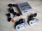 Nette Super Nintendo console (SNES) compleet met controllers, Met 2 controllers, Ophalen of Verzenden, Met games, Refurbished