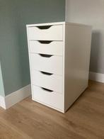 IKEA Alex Ladekast - Wit, Huis en Inrichting, Ophalen, Minder dan 50 cm, 5 laden of meer, Zo goed als nieuw