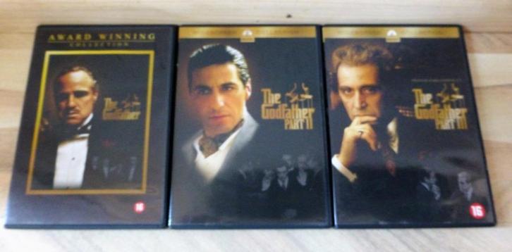 Complete serie: The Godfather Collection 1, 2 en 3 (4 dvd's), Cd's en Dvd's, Dvd's | Thrillers en Misdaad, Zo goed als nieuw, Maffia en Misdaad