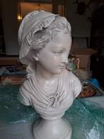 Prachtig borstbeeld buste vrouw meisje brocante, Antiek en Kunst, Ophalen of Verzenden