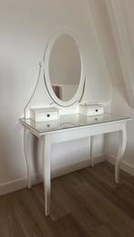 HEMNES toilettafel makeup tafel met spiegel, Huis en Inrichting, Tafels | Kaptafels, Ophalen, Zo goed als nieuw, 50 tot 100 cm