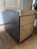Bureau ladekast op wieltjes - zwaar model, Huis en Inrichting, Kasten | Dressoirs, Ophalen, Overige materialen, Minder dan 50 cm