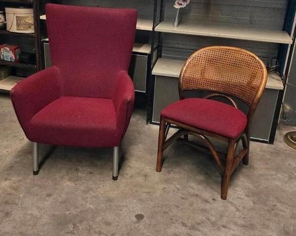 Prachtige fauteuil Label Gerard van den Berg stoel designer, Huis en Inrichting, Fauteuils, Stof, 50 tot 75 cm, Ophalen