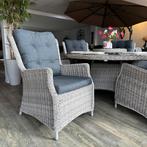 Ronde wicker tuinset – Incl. 6 stoelen – TWV: €2.399,-, Verzenden, ., Zo goed als nieuw, .