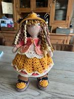 Nieuwe handgemaakte pop Foxy. 100% katoen. Verkleed pop., Ophalen of Verzenden, Nieuw, Haken, Wol of Garen